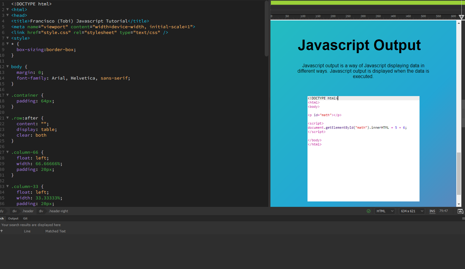 dreamweaver screenshot